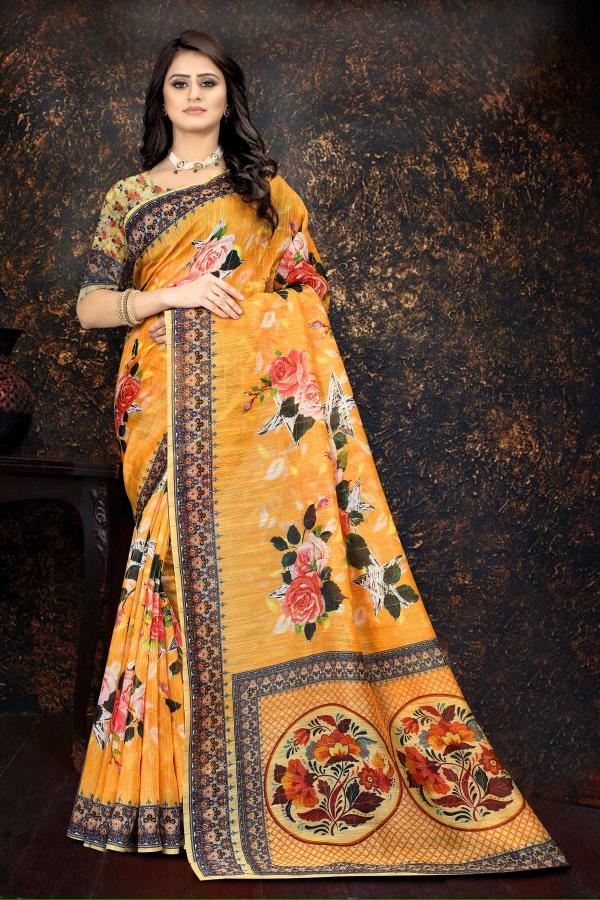 Radhika 1 Cotton Ethnic Wear Saree Collection